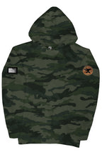 Load image into Gallery viewer, Camo Independent Heavyweight Hoodie
